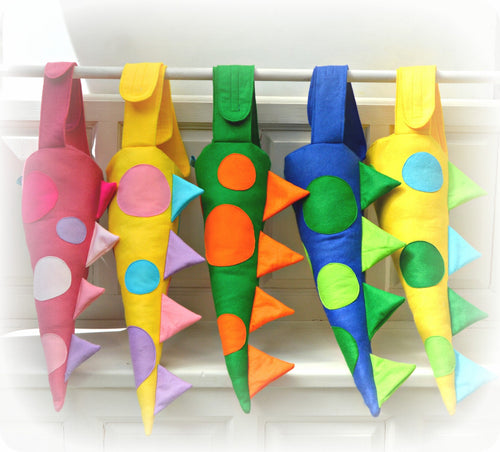 'Squidgaroo' Felt Dinosaur Dragon Tail