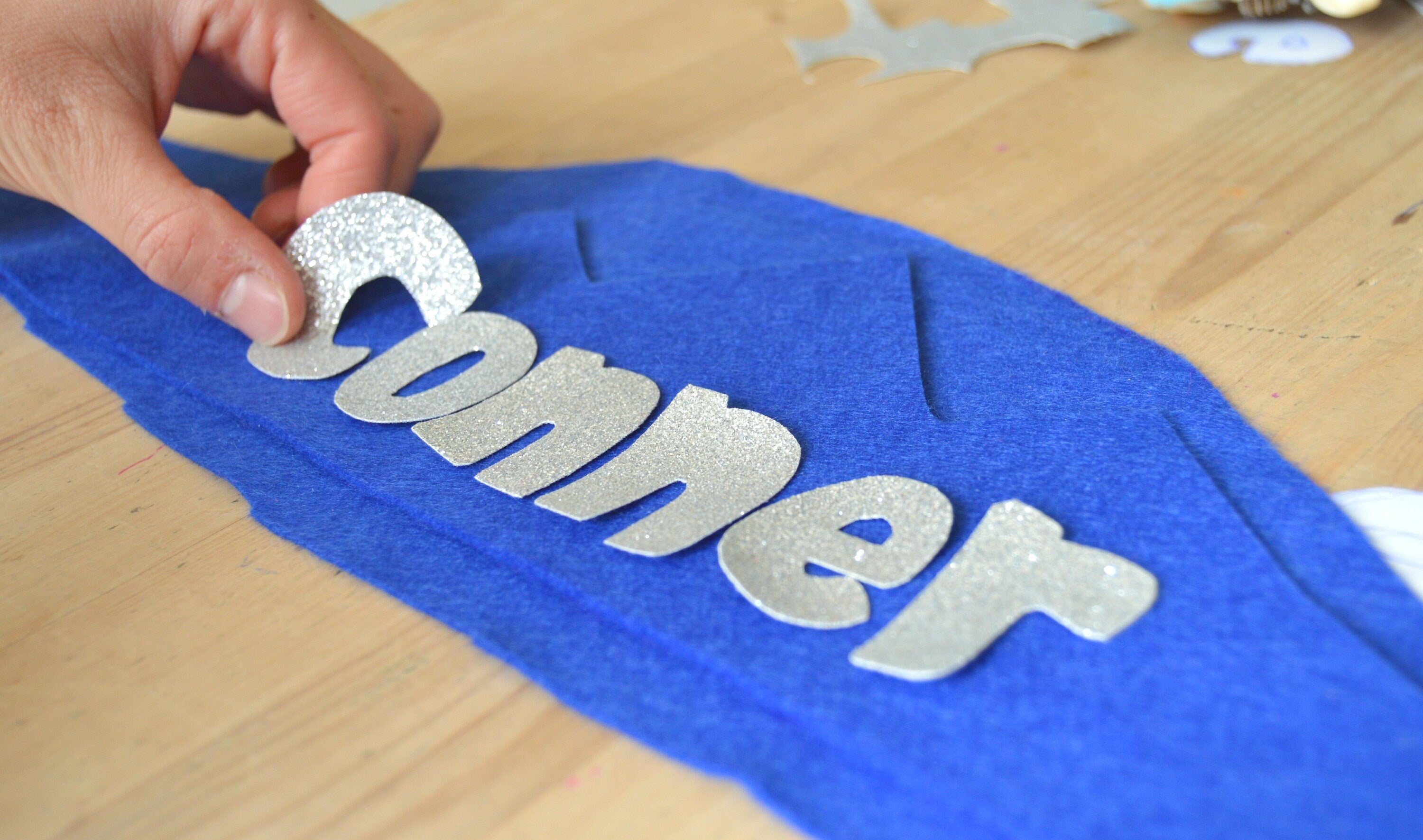 Personalised 'Rocket to the moon' birthday crown