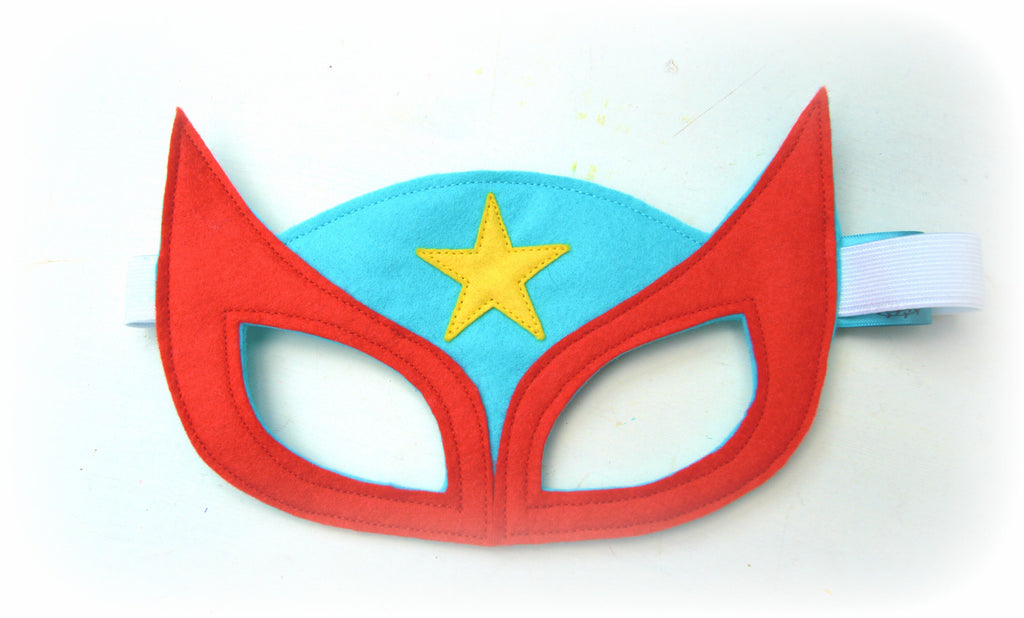 Personalised 'Sonny' superhero cape and mask set