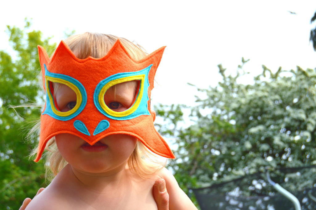Felt 'Mango' dragon mask