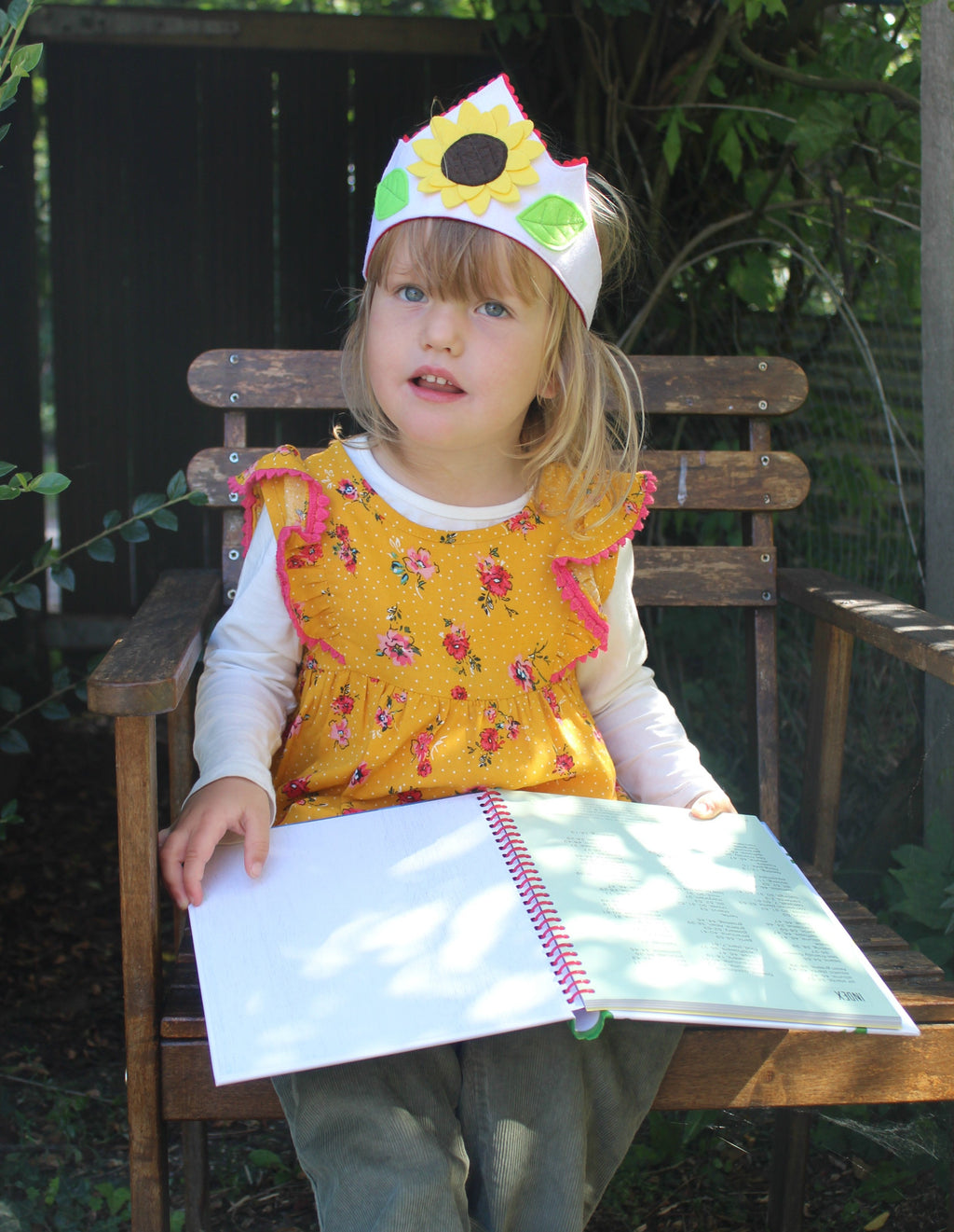 'Sunflower' birthday crown